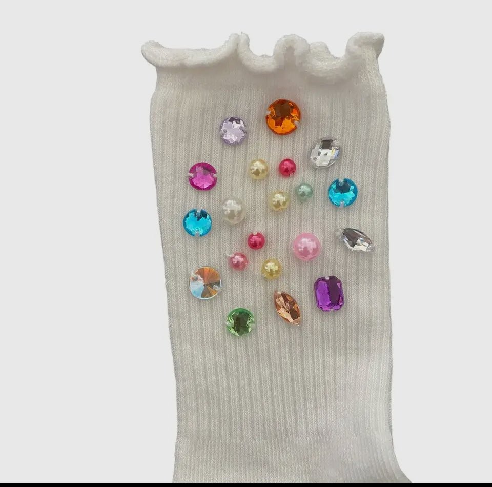 Pre-Order Bejeweled kid socks